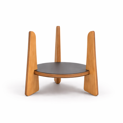 The Circle Planter Stand – Marine Ply (200 mm)