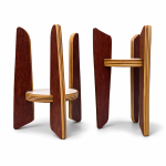 The Pebble Planter Stand-Marine Ply (200mm)