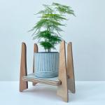 The Square Planter Stand - Marine Ply (200mm)